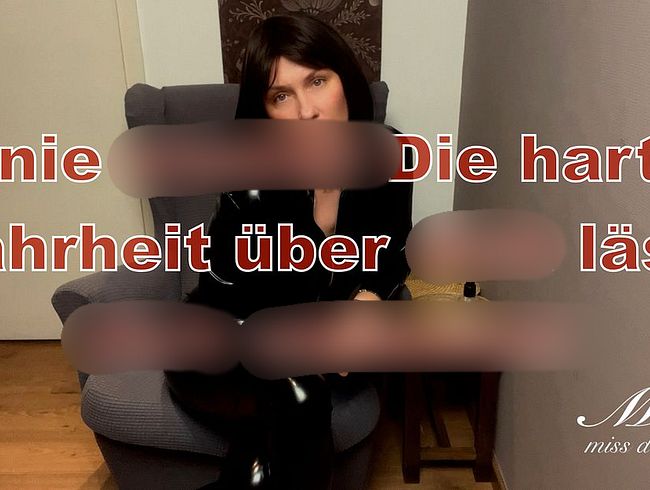 Knie nieder! Die harte Wahrheit über dich lässt dich absauen!