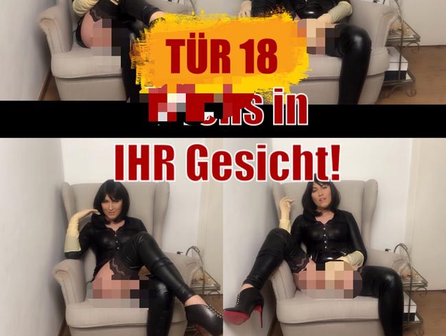 Miss Doertie Porno Video: Tür 18 - Wichs in IHR Gesicht!