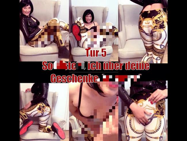 Miss Doertie Porno Video: Tür 5 - So lästere ich über deine Geschenke