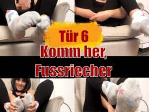 Miss Doertie Porno Video: Tür 6 - Komm her Fußriecher!